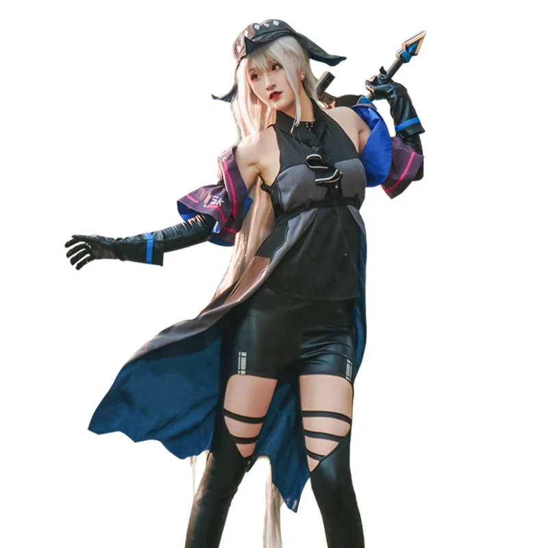 

Game Arknights Skadi Cosplay Costume Outfits Unifrom for Adult Women Trench Halloween Carnival Costumes Party Suits
