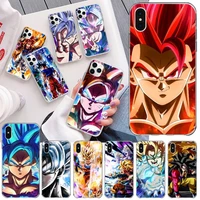 dragon ball goku phone case for iphone 13 12 11 pro mini xs max 8 7 plus x se 2020 xr silicone soft cover