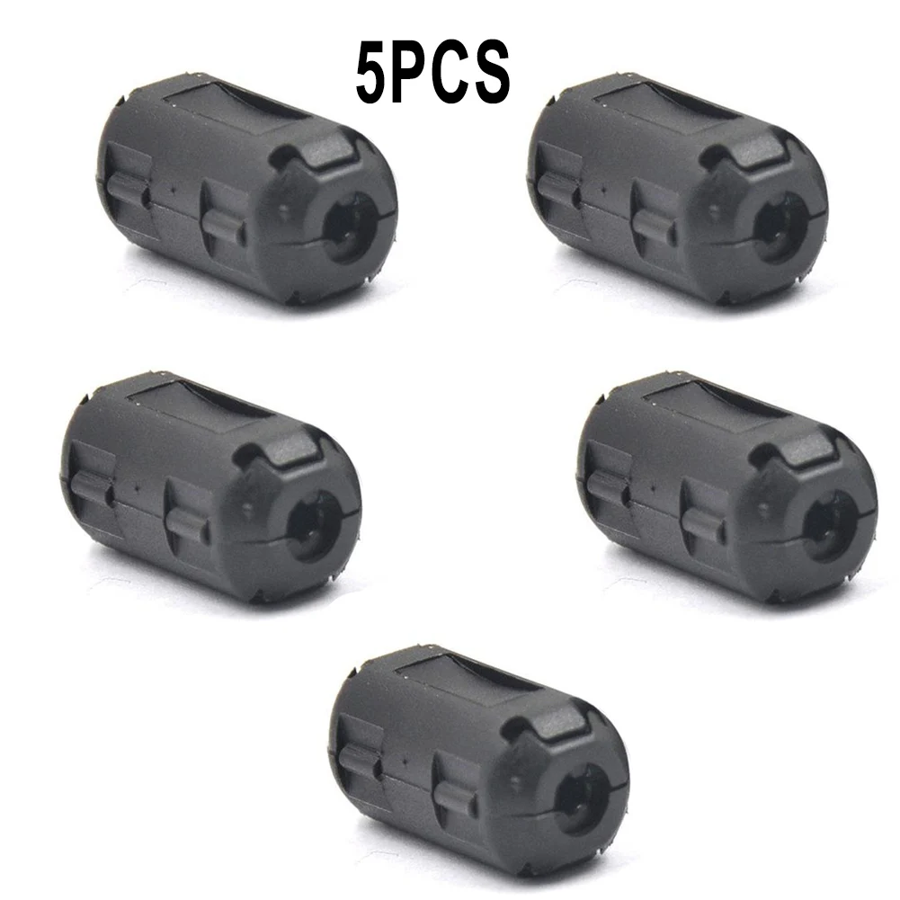 

EMI Noise Filter Ferrite Core Black 12 X 25 Mm 2.5-5mm 2/5Pcs Anti-jamming TDK 5mm Ferrite Core Noise Suppressor