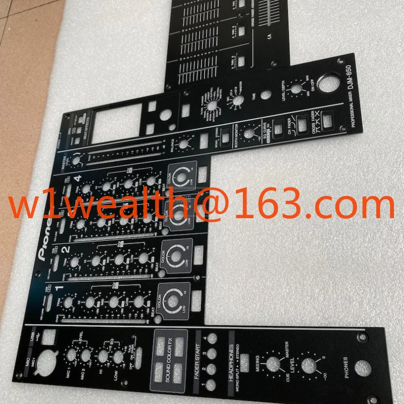 Фото Полный комплект панели DJM-850, плата фейдеров, металлическая пластина, аксессуары для микшерной панели №4