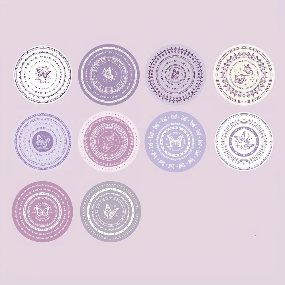 

Ретро-наклейки с растительной тематикой