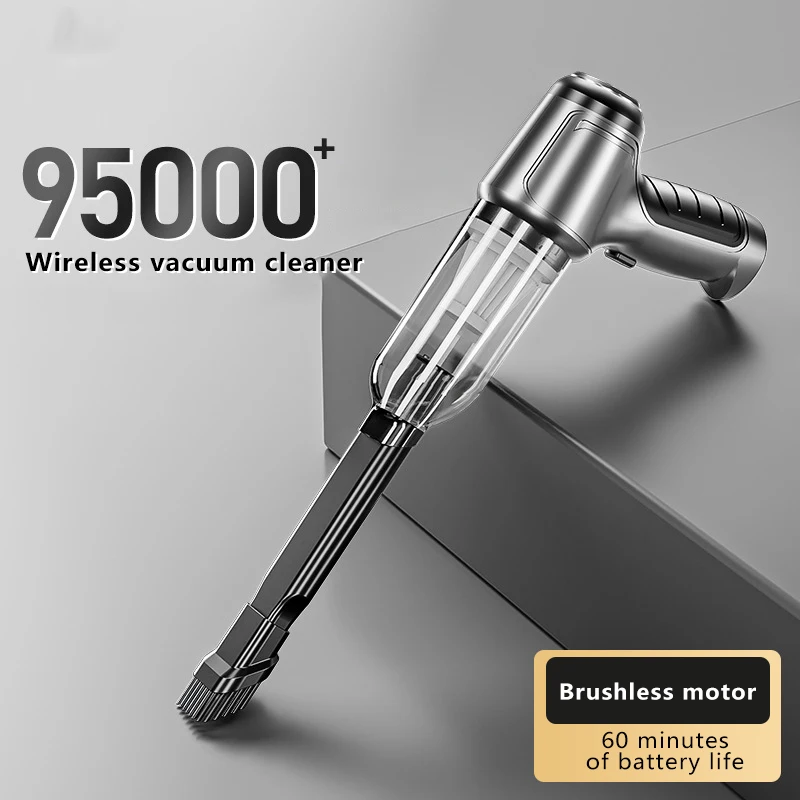 

19000Pa 120W Wireless Car Vacuum Cleaner Handheld Portable Suction Blowing Integrated Dust Blower For Car Home Cleaner