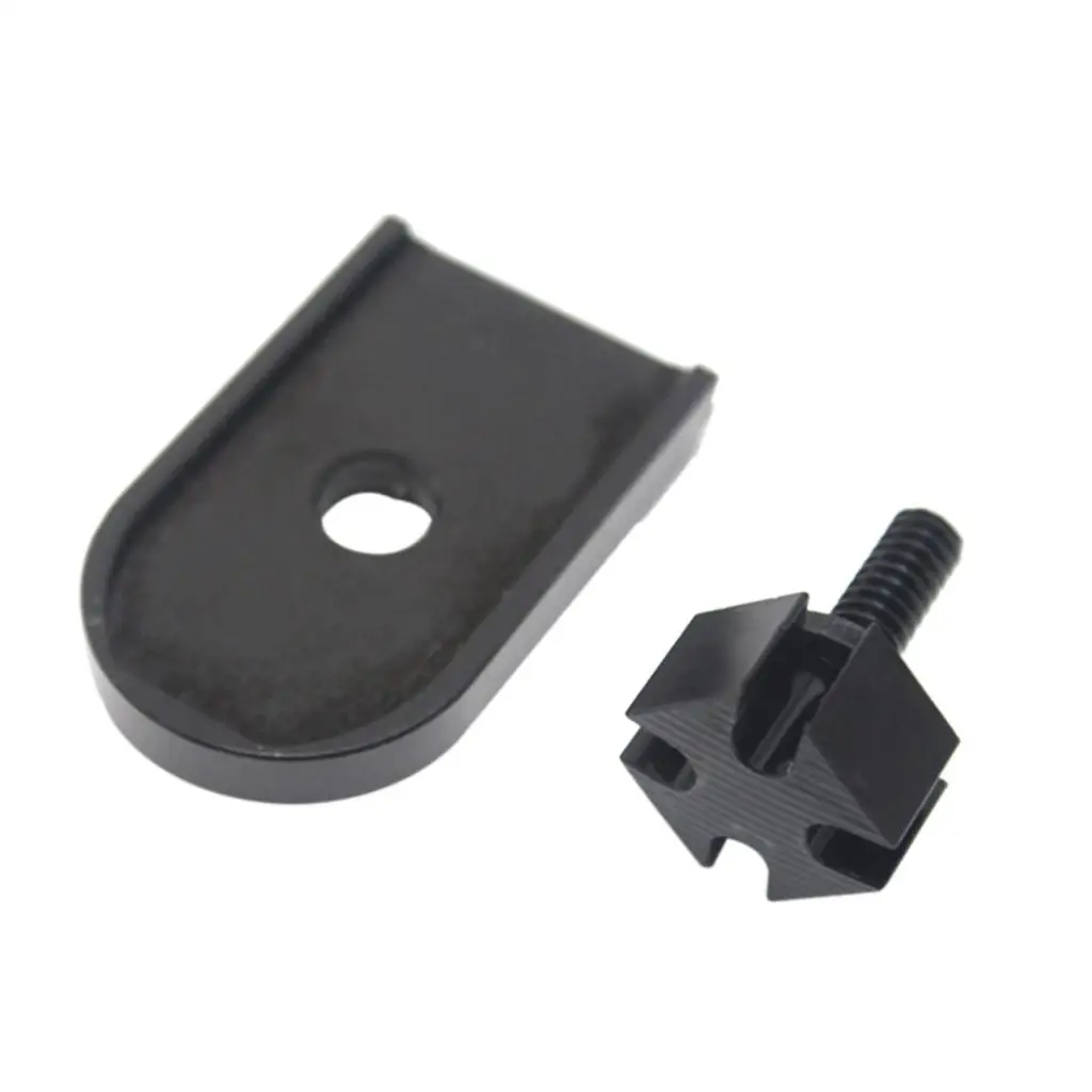 

Cross Seat Bolt Tab Screw Mount Knob Cover For Sportster Black