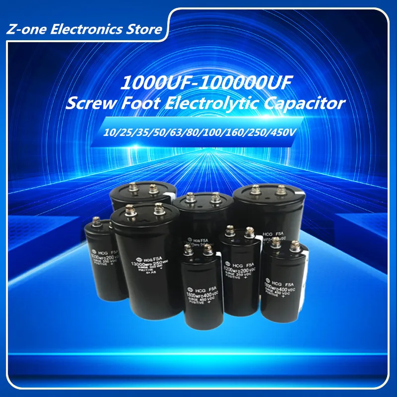 Screw Foot Electrolytic Capacitor 10V 25V 35V 50V 63V 80V 100V 250V Inverter 100000UF150000UF22000UF33000UF47000UF  CD135