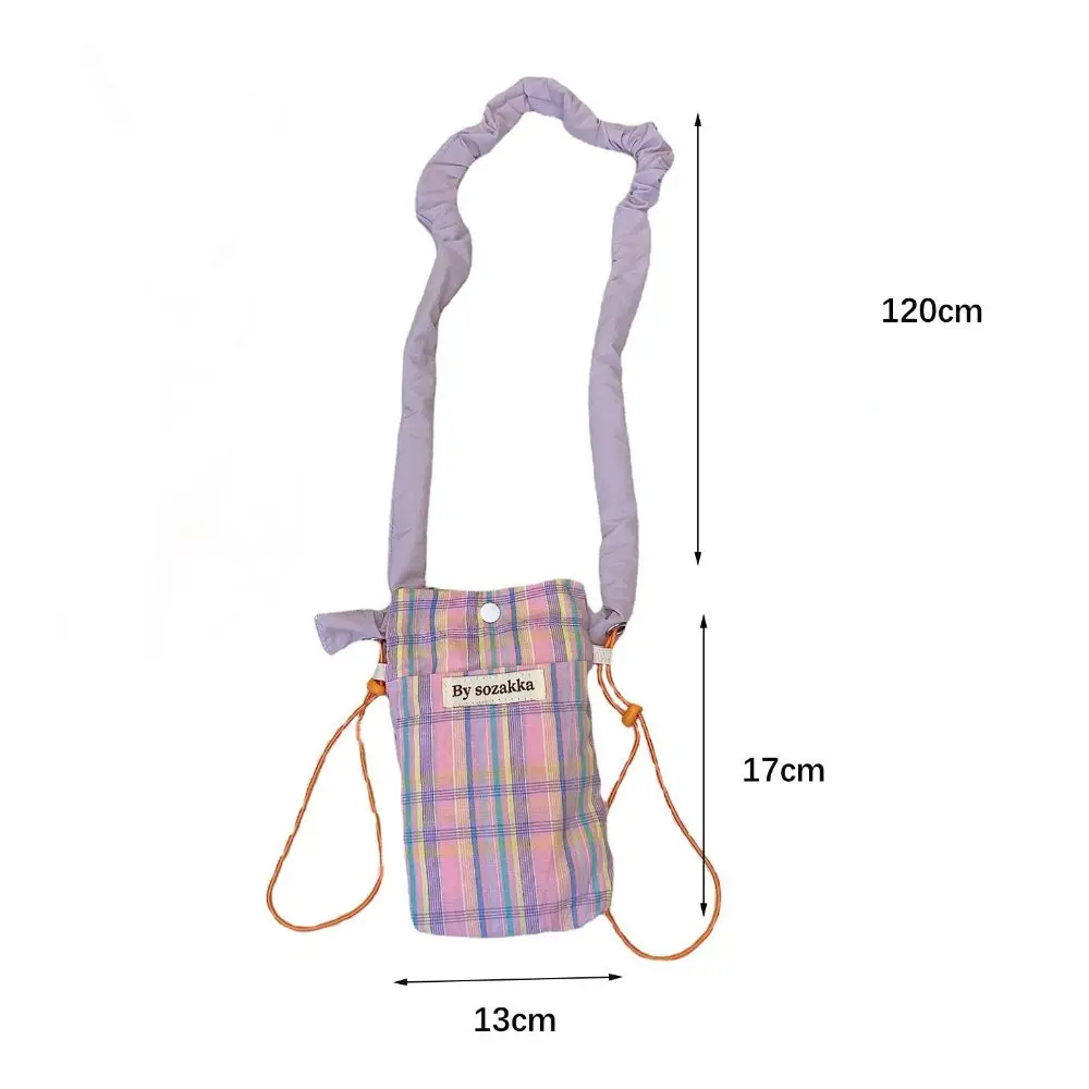 Модные Повседневные кошельки для наушников клетчатая сумка монет женская через