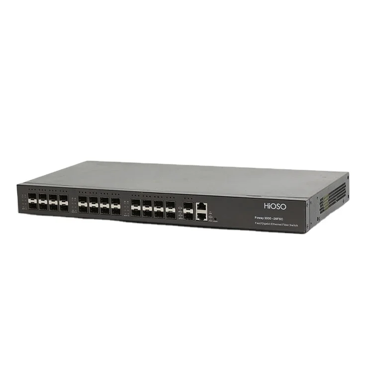 

Hiolink Quality 24 10/100M SFP Port Enterprise Fiber Switch 2 Gigabit Ethernet Switch