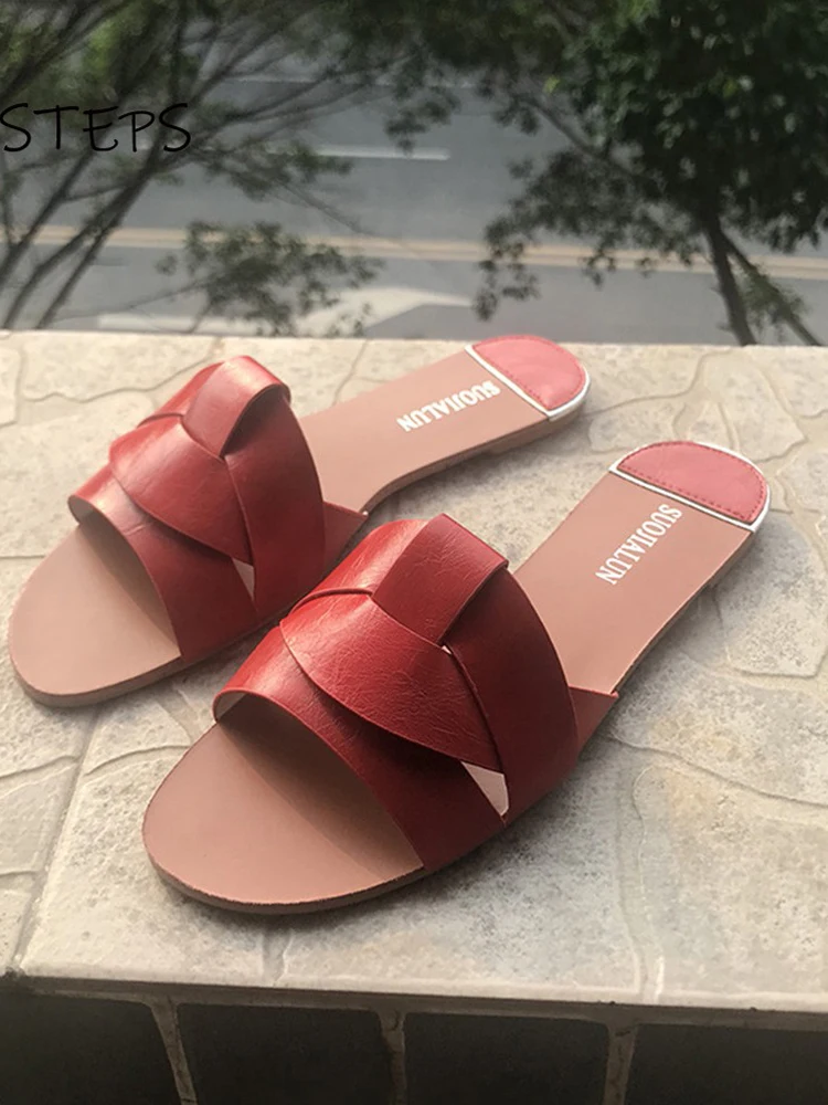 Designer Women Slipper Plus Size 35-41 Women Summer Beach Slides Flip Flops Outdoor Flat Slippers Brand New Women Sandals 2021