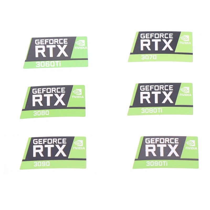 Фото Наклейка для ноутбука RTX 3090TI 3080TI 3070 3060, графическая карта №3