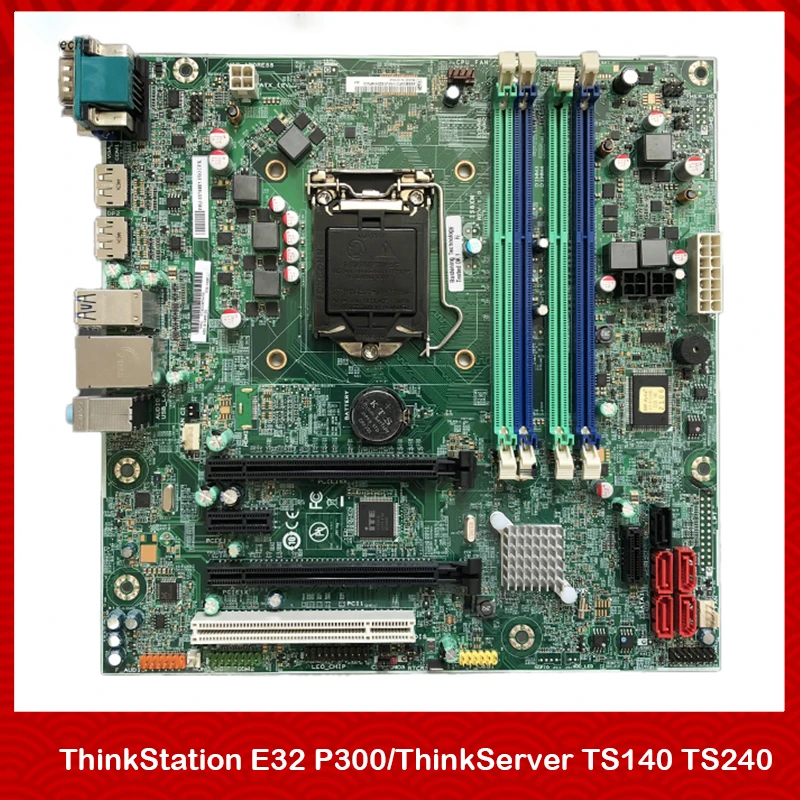 Оригинальная настольная материнская плата для Lenovo ThinkStation E32 P300 ThinkServer TS140 TS240 IS8XM REV: 1,0 DDR3 03T6801, идеальный тест
