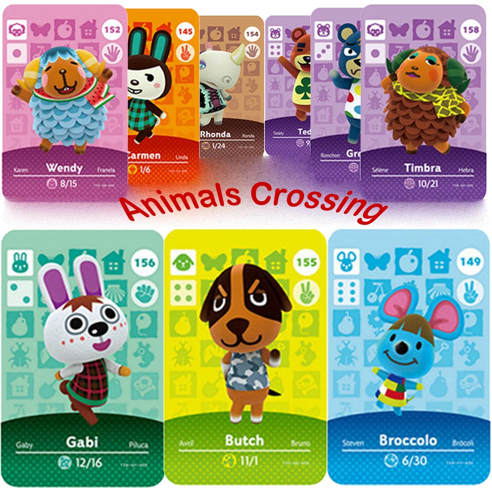 Карта Amiibo для игры Animals Crossing New Horizons - Ankha, Marshal, Maple, набор для Switch NS и 3DS с NFC картами серии 2 от 127 до 163.