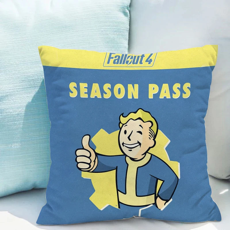 

Children's Cushion Cover 50x50 F-fallout 4 Pillowcases Throw Pillow Covers Decorative Home Decor Bed for Pillows 45x45 Car Sofa