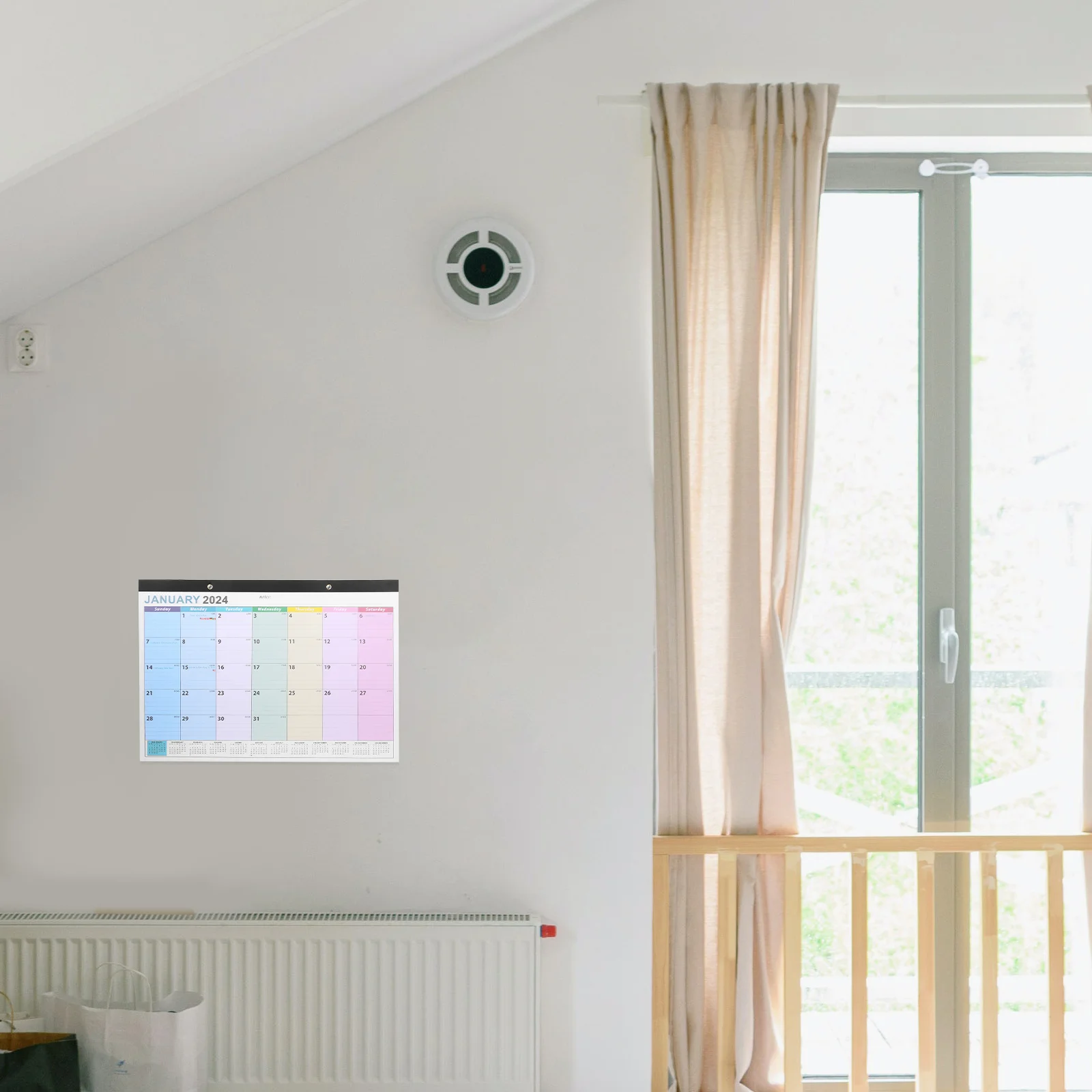 

English Calendar Household Noting Monthly Office Wall Home Accessory 2024-2025 Goods