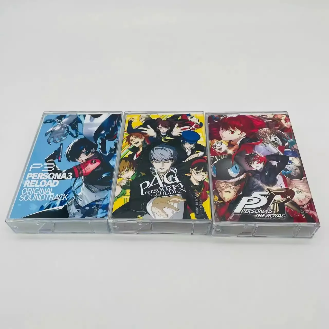 Фото Игра PERSONA Shoji Meguro музыкальная лента Greatest Hits OST альбом 3 шт. кассеты косплей Walkman рекордер Soundtracks Box вечерние музыка №1