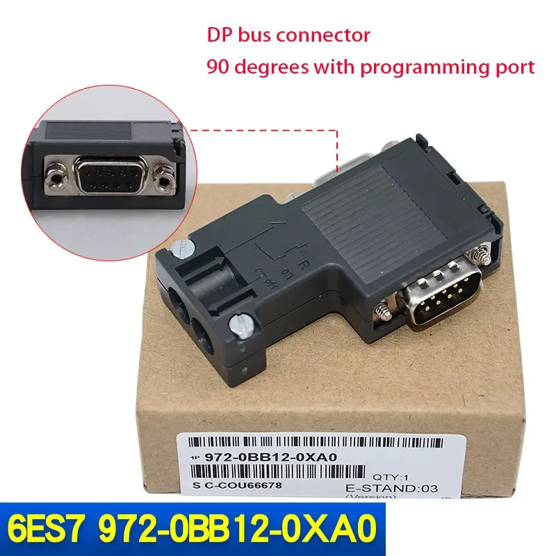 Фото Совместим с разъемом DP. Разъем шины Profibus 485. 6ES7972-0BA12-0XA0. №3