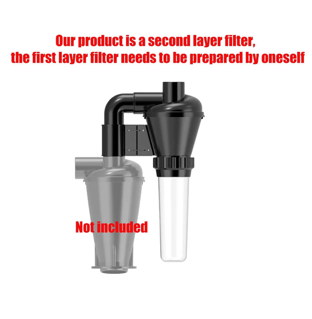 

Вторичные сепараторы Пылесборник Циклонный сбор Аксессуары Сепаратор Очистка Деревообрабатывающий инструмент Вакуумный фильтр «сделай сам»