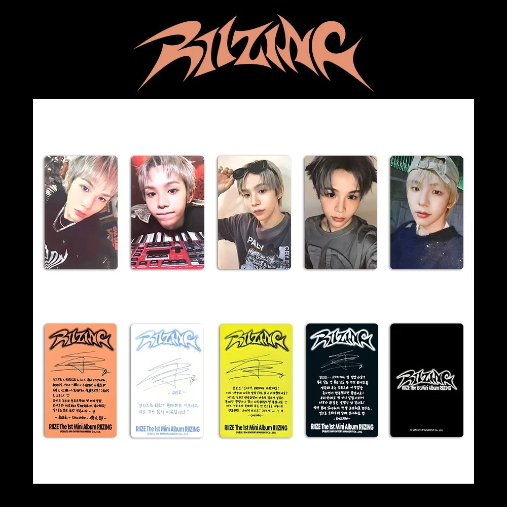 Kpop RIIZE фотокарточка альбом BRIIZE Lomo Card SEUNGHAN SUNGCHAN WONBIN коллекционная открытка для