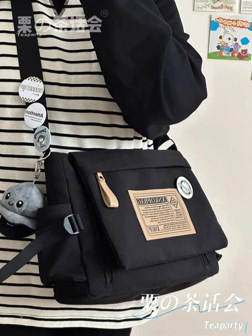 Вместительная кросс-боди сумка для мужчин и женщин универсальный рабочий наряд