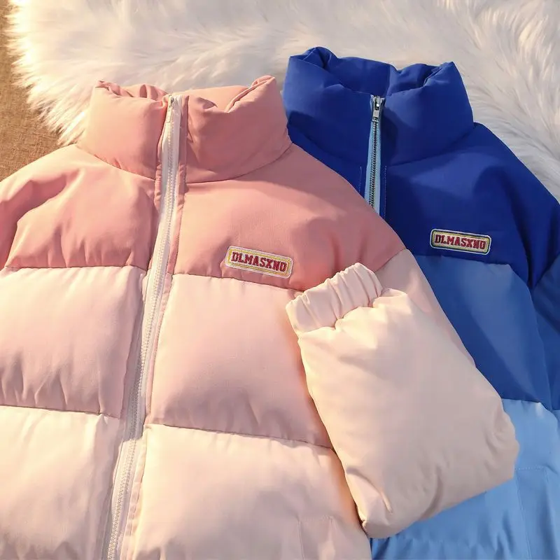 2022 New Thickened Cotton Winter Clothes Female Coat Winter Women's Down Coat Retro Loose Gradient Thickened Clothes For Women