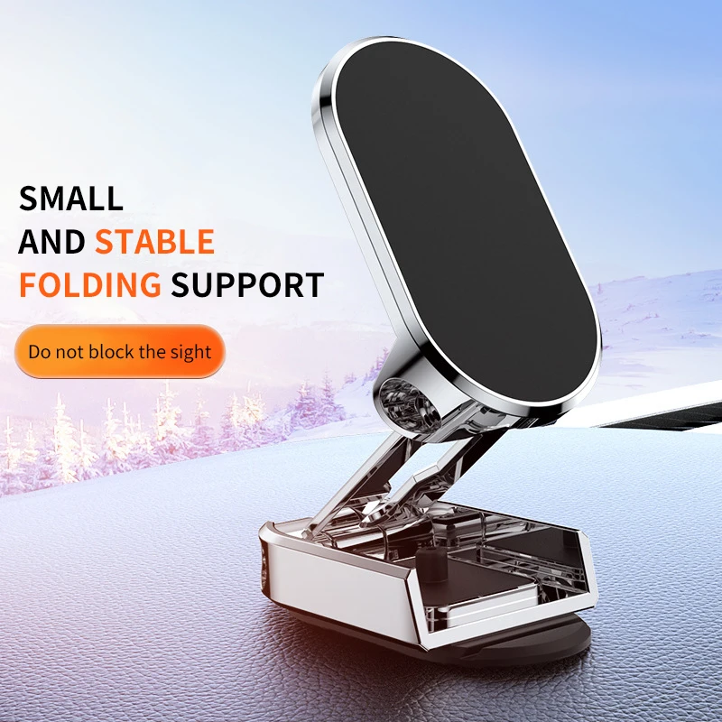 

Foldable Magnetic Phone Holder in Car GPS Air Vent Mount Magnet CellPhone Stand Portable Car Mobile Support For iPhone 13 Xiaomi