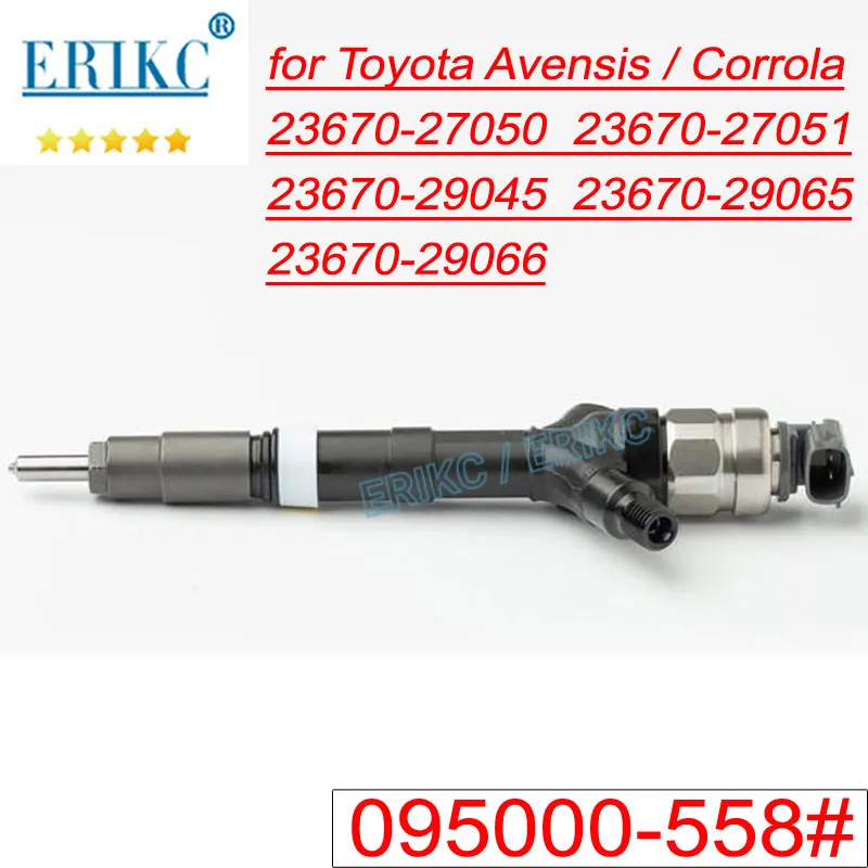 

095000-5581 23670-29065 COMMON RAIL PARTS NOZZLE 095000-5580 DIESEL FUEL INJECTOR for DENSO Toyota Avensis Corrola 23670-29045