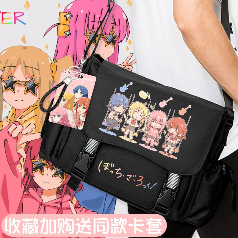 

Аниме Bocchi the Rock! Повседневная сумка-мессенджер Yamada Ryo Kita Ikuyo Ijichi Nijika для косплея, сумка для ноутбука, сумка через плечо для студентов