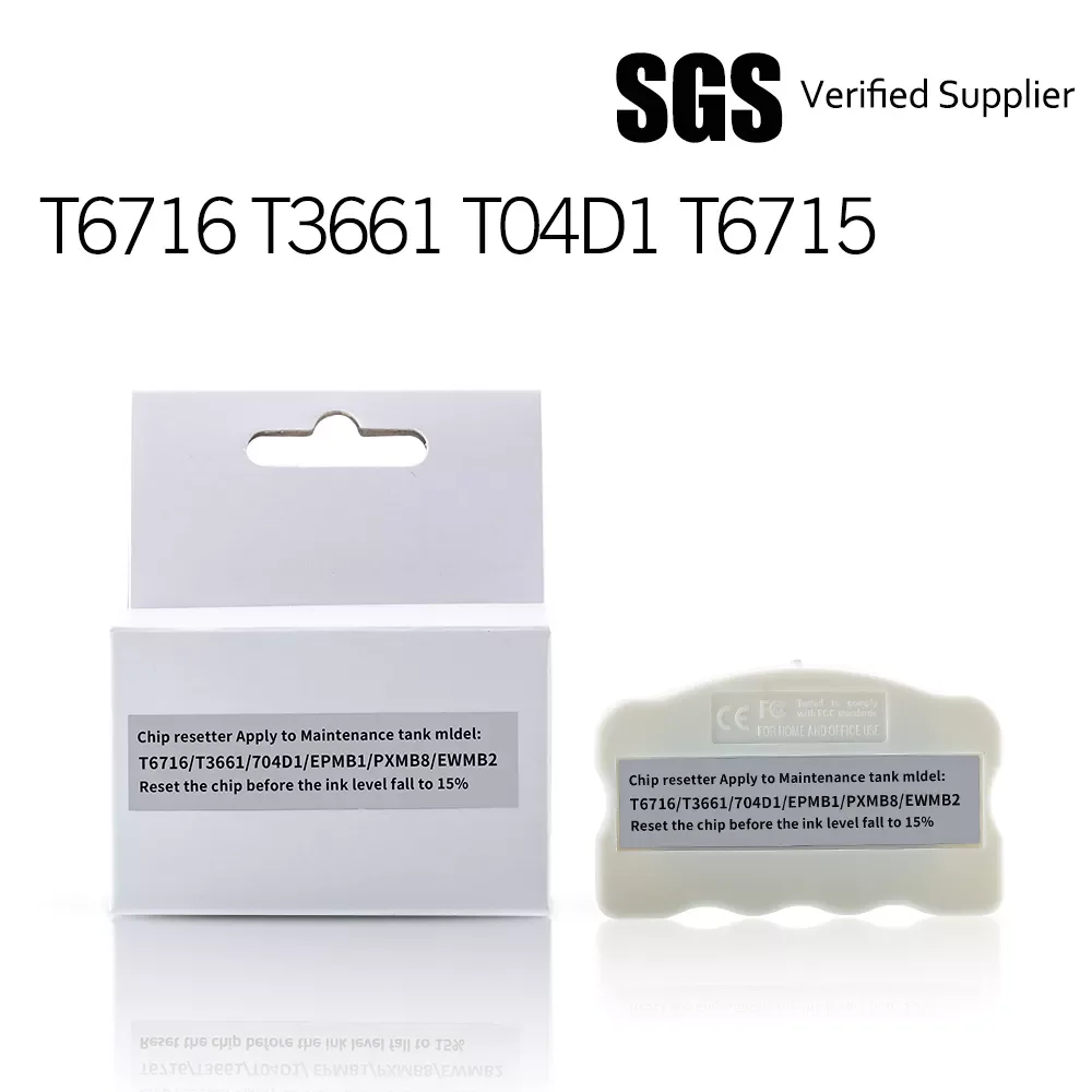 

T6716 T04D1 Maintenance Tank Chip Resetter T6715 T3661 for Epson Printer C5790 C5210 XP6000 XP8500