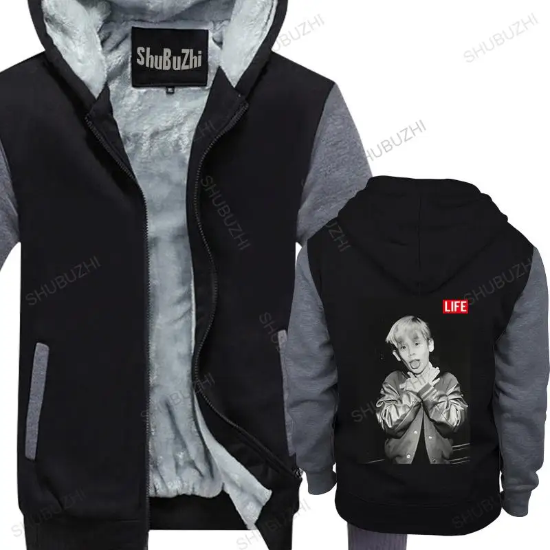 

cotton man hoodies winter jacket Macaulay Culkin Life Magazine Ryan Gosling warm coat men shubuzhi sweatshirt