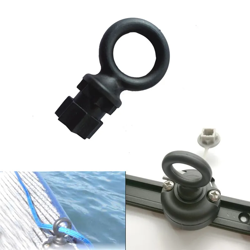 

Marine Boat Kayak Rope Adapter Circle Wall Sling Rope Ring Tethering Lashings Round Circle Eye For Kayak Fishing Boat Accessory
