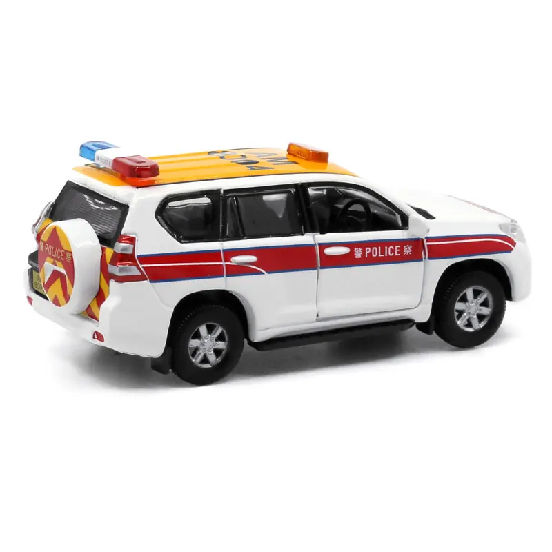 Крошечный 1:64 Toyota Prado полицейский аэропорт отлитый под давлением модель