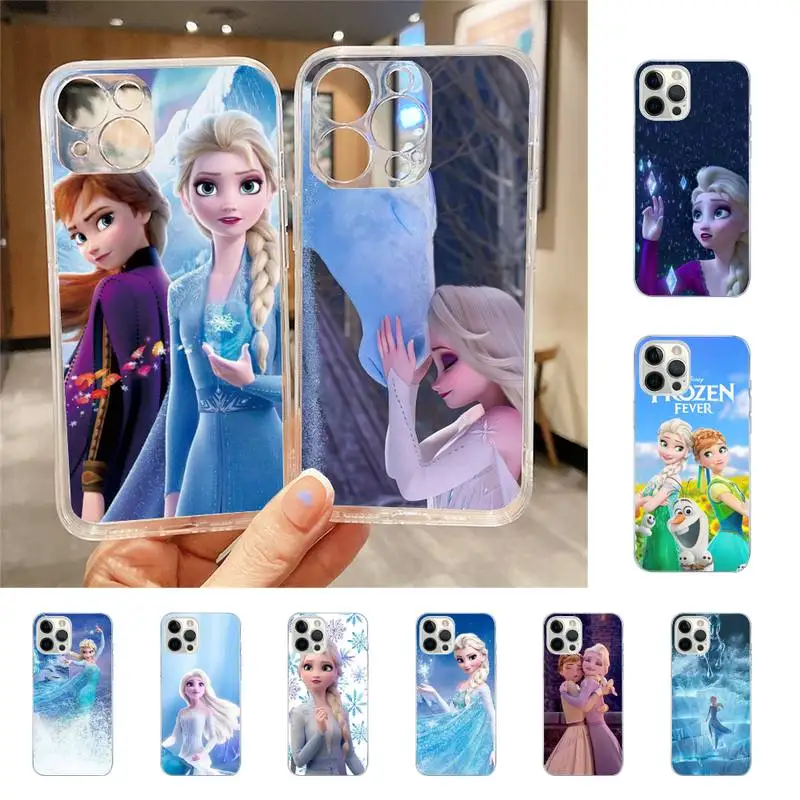

Frozen Anna And Elsa Phone Case For Iphone 7 8 Plus X Xr Xs 11 12 13 Se2020 Mini Mobile Iphones 14 Pro Max Case
