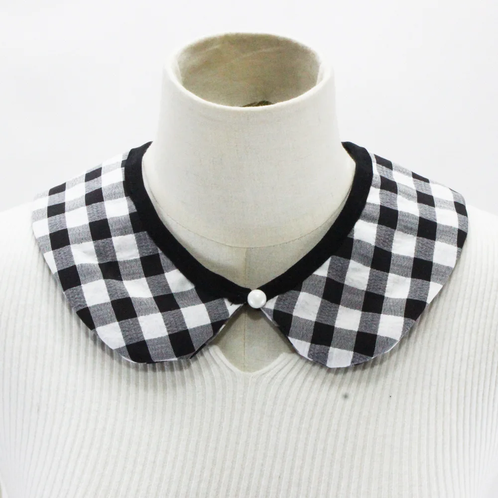 

Elegant Women Shirt Fake Collars Doll Lapel Detachable Collar Sweater Blouse Tops Neck Shawl Wrap Faux False Collars Decorative