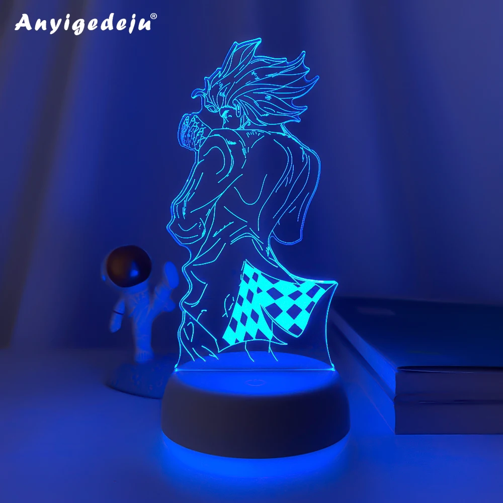 

Anime 3d Light JoJo's Bizarre Adventure for Bedroom Decor Night Light Room Decoration Manga Gift Bedside Led Night Lamp JOJO