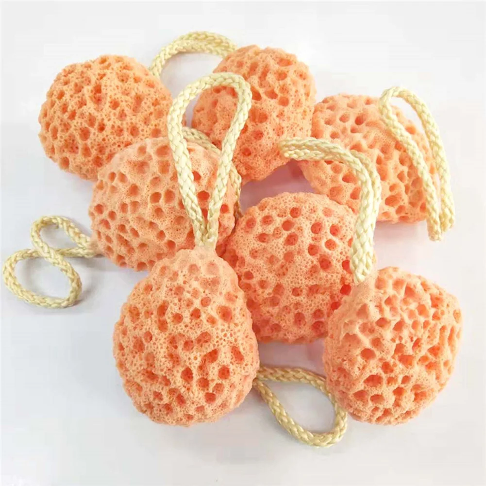 

Breathable Honeycomb Bath Ball Mini Face Cleaning Sponge Brush Scrubber Body Exfoliating Bath Shower Ball Bathing Tool
