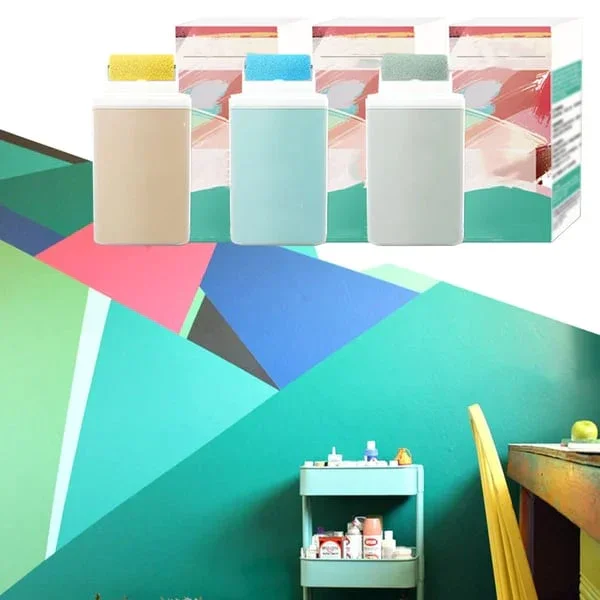 

Маленькая вращающаяся кисть для стен, латексная краска, Восстанавливающее Средство для стен, крем для ремонта стен со скребком, действующая защита от молдингов, быстросохнущая накладка