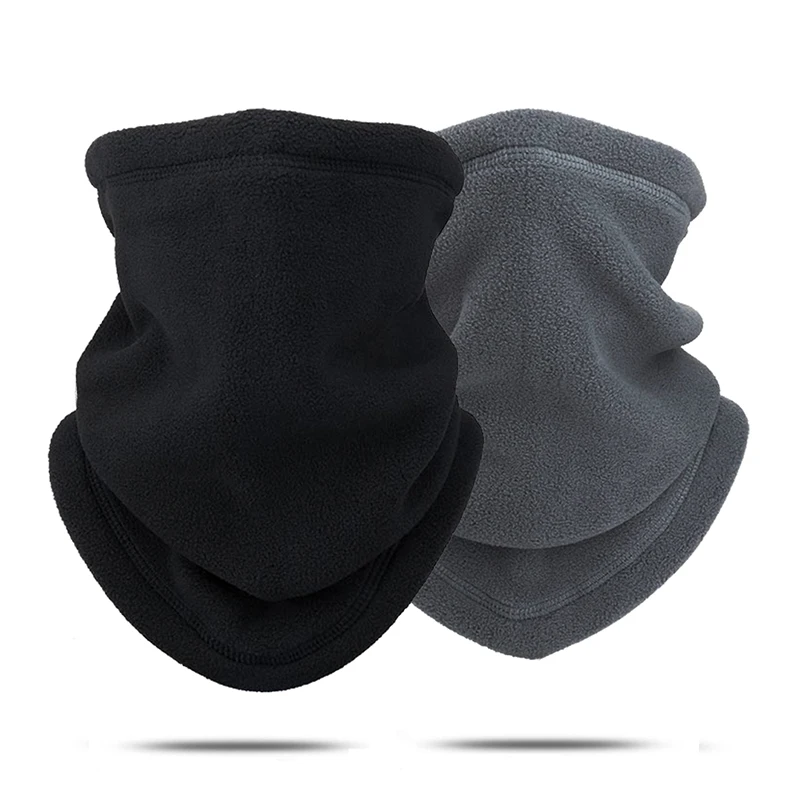 Ski Neck Warmer Gaiter Cycling Soft Fleece Scarf Sports Thermal Half Mask