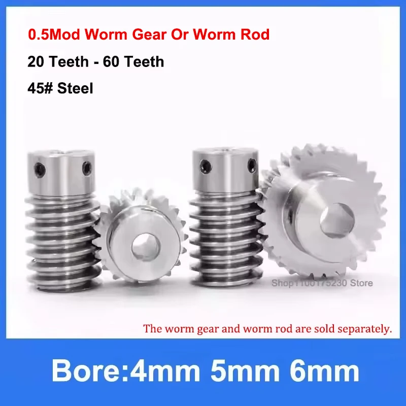 

GooBetter Стальная червячная передача 0.5М 20-60T 45#