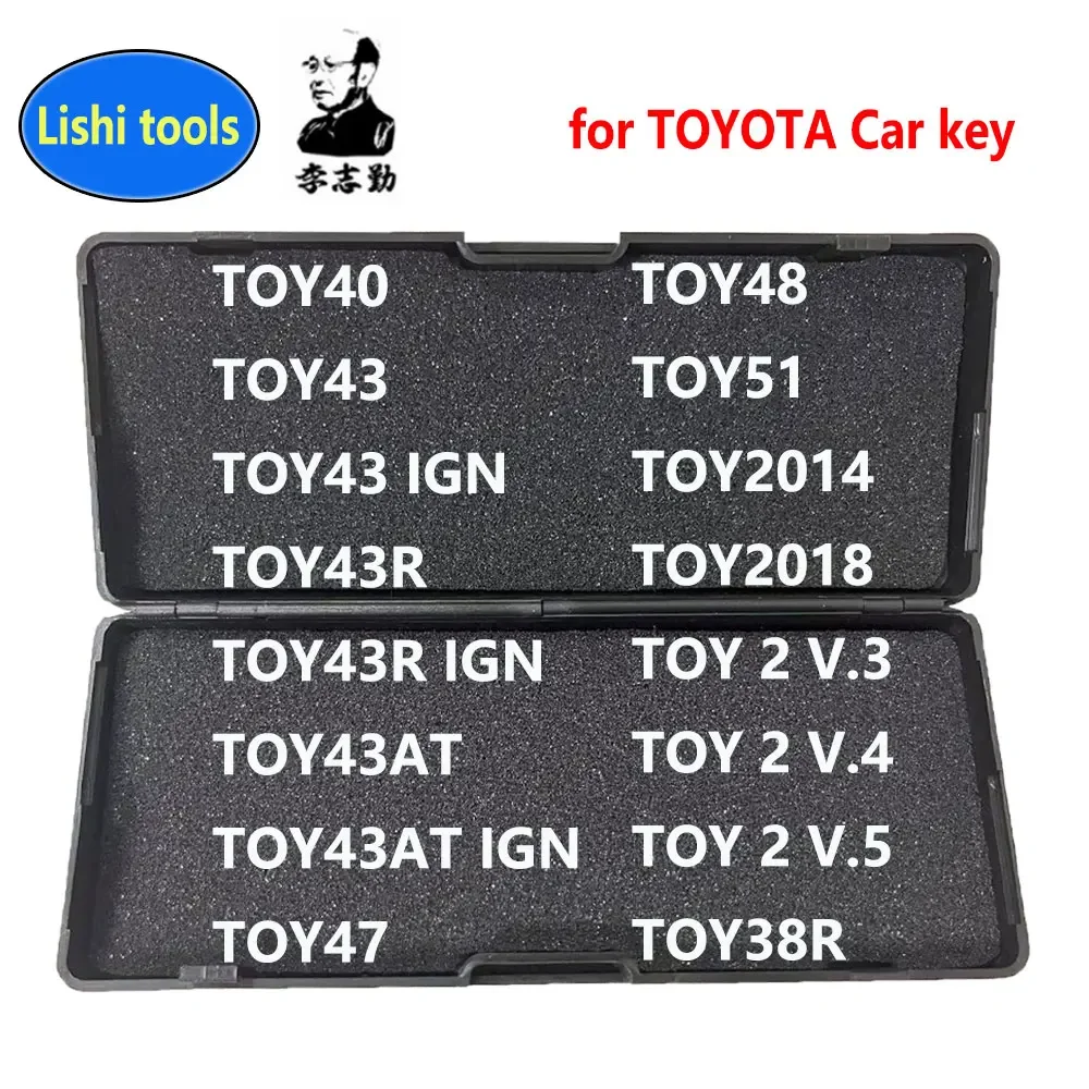 Инструмент Lishi 2 в 1 TOY38R Toy40 Toy43 Toy43r Toy43at Toy47 Toy48 Toy51 Toy2014 Toy2018 Игрушка В.3/4/5 Слесарные