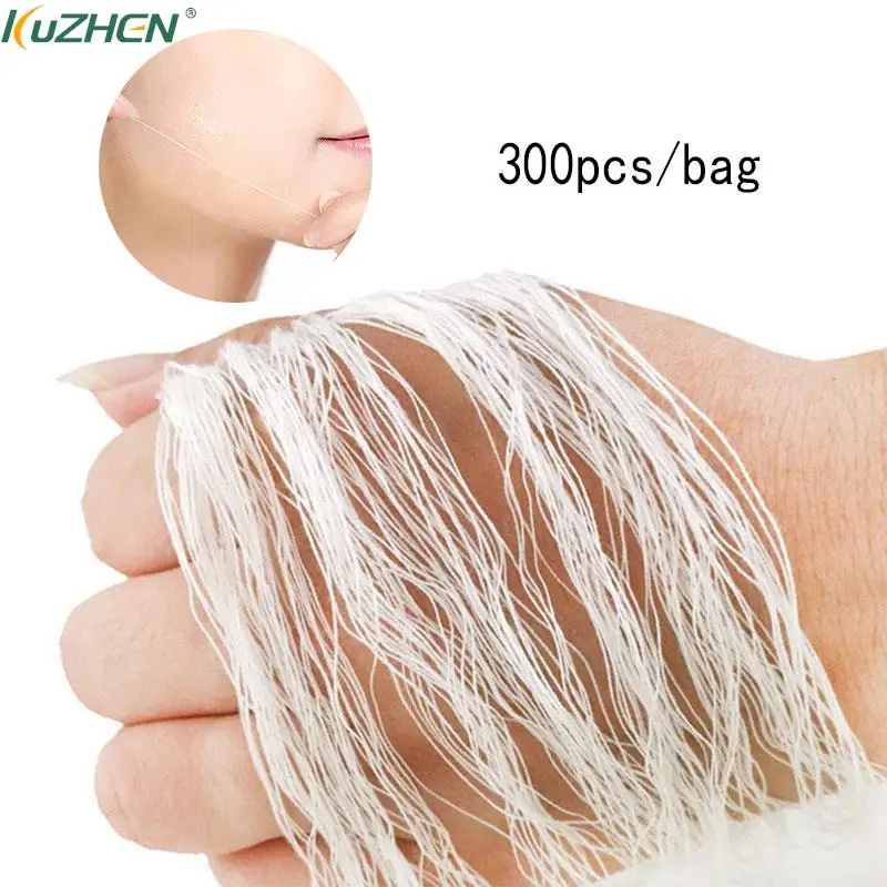300Pcs Protein Thread No Needle Gold Protein Line Absorbable Anti-wrinkle Face Filler Women Beauty Care Skin Collagen Based