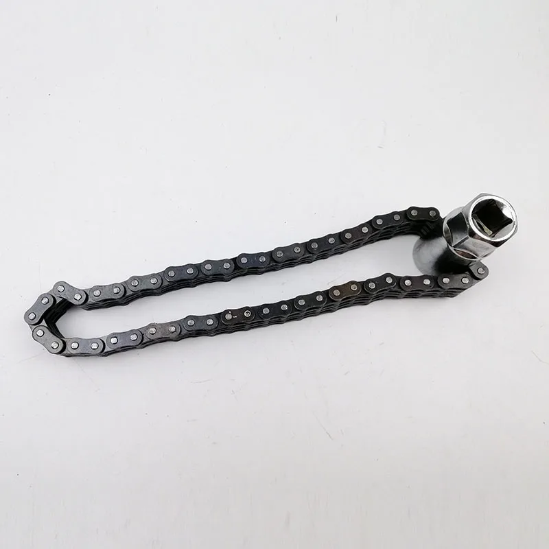 

Excavator double chain oil filter wrenchmobile phone oil grid filter wrench oil change chain disassembly tool