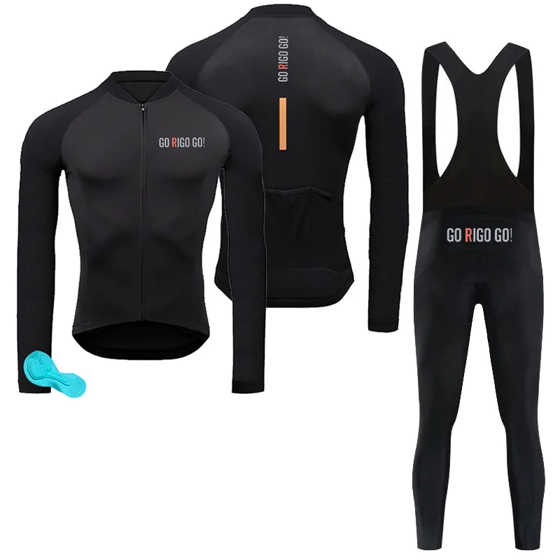 2024 осенний велосипедный комплект go rigo длинная Джерси велосипедная форма MTB