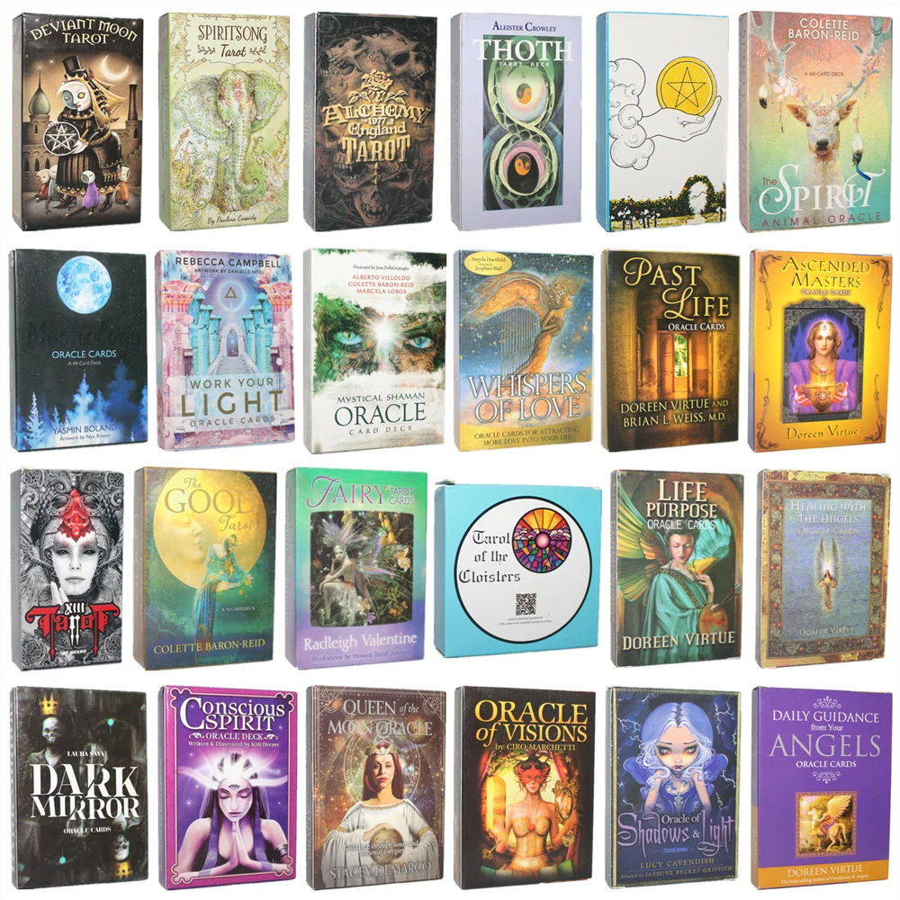 

2022 1-24# Magical tarot Classic tarot mysterious tarot family party cards game