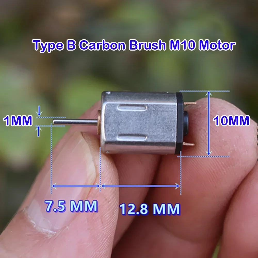 

Миниатюрная высокоскоростная Угольная щетка с мотором 8 мм * 10 мм М10, 3 В постоянного тока, 3,7 в, 29000 об/мин, металлическая щетка, оптическое косметическое оборудование