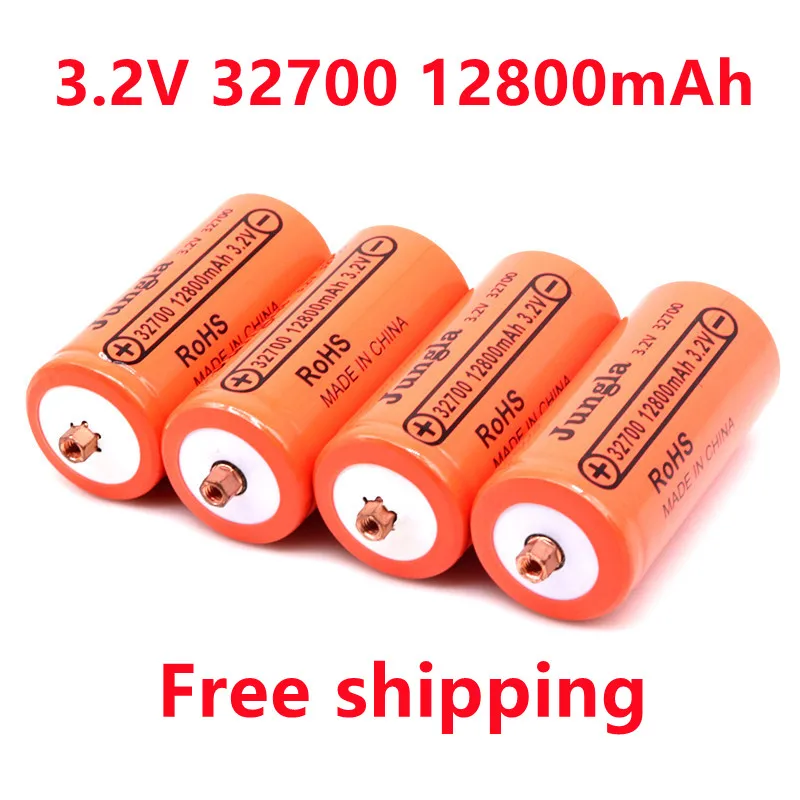 

100% Оригинальная Аккумуляторная батарея lifepo4 32700 3,2 В 12800 мАч, литиевая фосфатная батарея