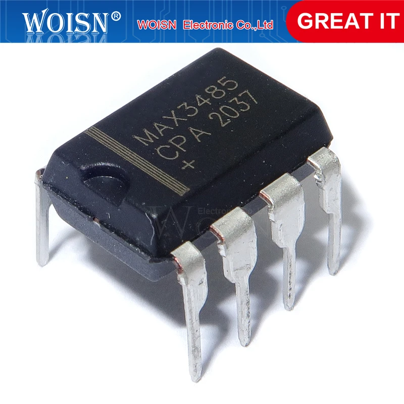 10 шт./лот MAX3485CPA MAX3485EPA MAX3485 DIP-8 новая Оригинальная искусственная кожа | Электронные