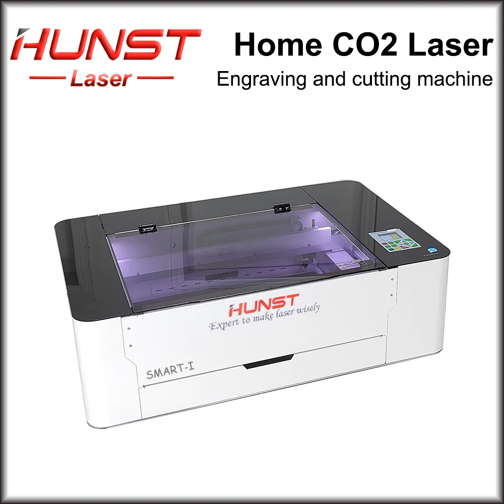 Лазерный режущий станок HUNST SMART-I Co2 настольный 3d лазерный принтер для фанеры