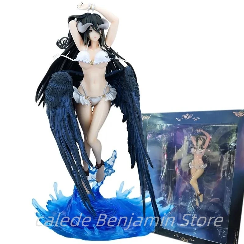 

32CM Japanese Anime Overlord Albedo Swimsuit Ver 1/7 Complete Sexy Figure Statue Adult Collection Model Doll Gift