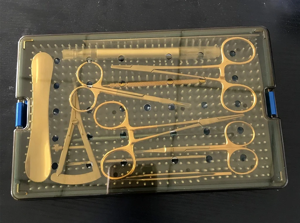 Набор хирургических ножниц для офтальмологии 12 шт.