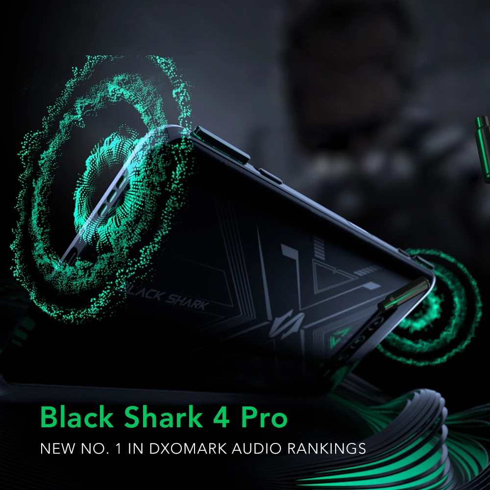 Black Shark 4 Pro Orignal Global Version 5G Gaming Phone Celular 120W Charging Snapdragon 888 Magnetic Pop-Up Triggers 144Hz NFC