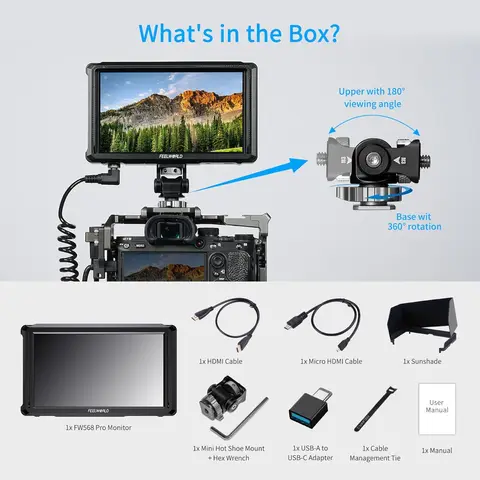 FEELWORLD FW568 PRO 6" Полевой монитор