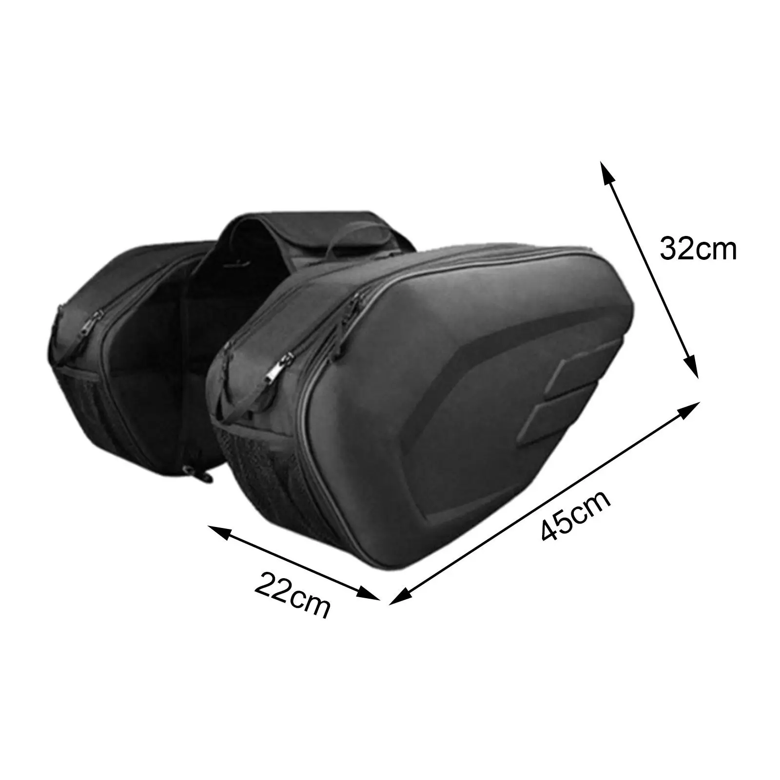 Мотоциклетные седельные сумки из искусственной кожи регулируемая сумка для